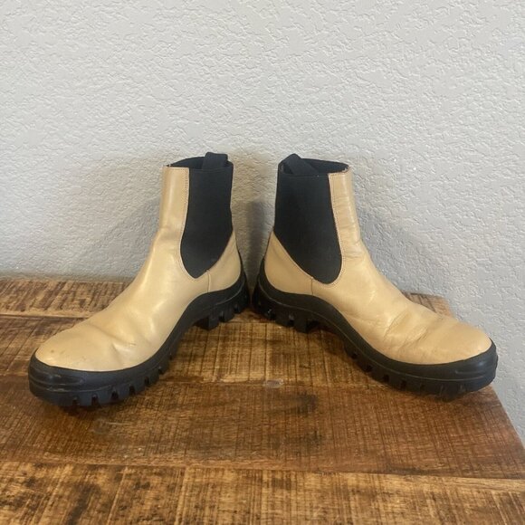 ATP ATELIER Women 39 US 9 Leather Catania Ankle Boots UK6 761-IJMO11 Vibram - Picture 5 of 11